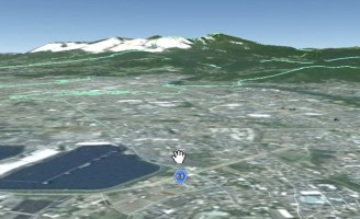 Ｇoogle Ｅarthで作成の赤城山